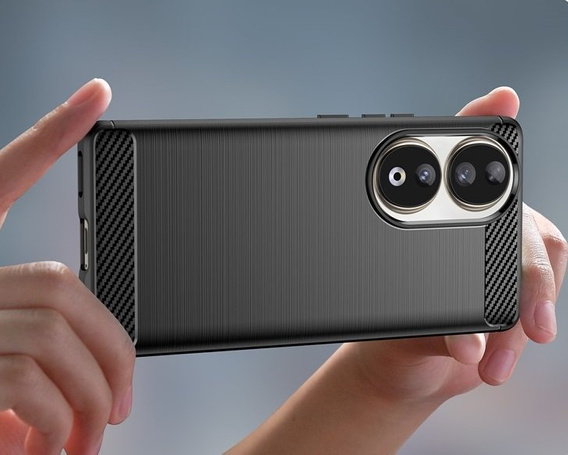 Etui do Honor 90, karbonowe czarne