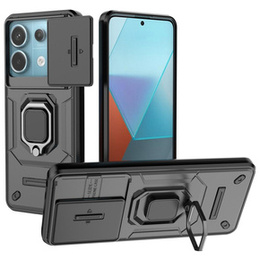 Etui KickStand Camera Lens do Xiaomi Redmi Note 13 Pro 5G, czarne