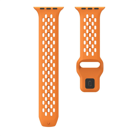 Pasek Silikonowy do Apple Watch 1/2/3/4/5/6/7/8/9/10/11/SE Ultra 1/2/3 42/44/45/46/49mm, Pomarańczowy
