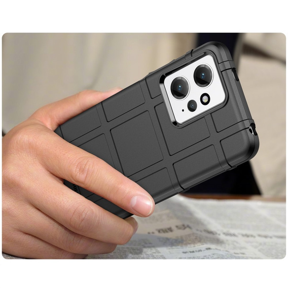 Etui do Xiaomi Redmi Note 12 4G, Rugged Shield, czarne
