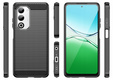 Etui do Oppo A5 5G / A5m, Carbon, czarne
