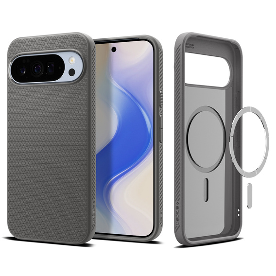 Etui Spigen do Google Pixel 10 Pro XL, Liquid Air MagSafe, Marble Grey