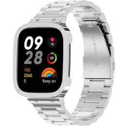 Bransoleta Stalowa do Xiaomi Redmi Watch 3, Srebrna