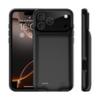 Etui z Baterią 6000mAh do iPhone 17 Pro, czarne