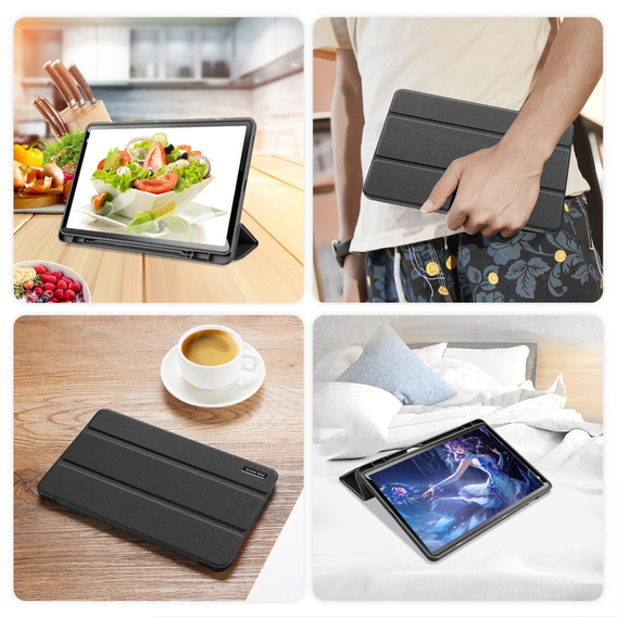 Etui do Samsung Galaxy Tab S9 11", Dux Ducis Domo, czarne
