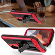 Etui pancerne do Samsung Galaxy S25, R-JUST, czerwone