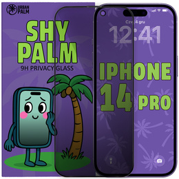 Szkło Hartowane Prywatyzujące Shy Palm do iPhone 14 Pro