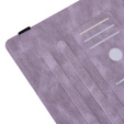 Etui do Xiaomi Redmi Pad SE 11", Motyle, fioletowe