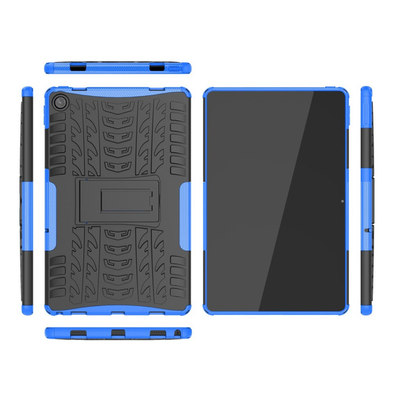 Etui do Lenovo Tab M10 Plus 10.6 Gen 3 TB-125F TB-128F, Tire Armor, czarne / niebieskie