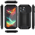 Etui do iPhone 15 Pro, R-JUST CamShield Slide, pancerne, czarne