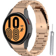 Pasek Bransoleta do Samsung Galaxy Watch 4/5/6 40/42/43/44/45/46/47mm, Różowa Rose Gold