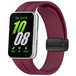 Pasek Silikonowy do Samsung Galaxy Fit 3, Czerwony