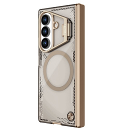 Etui do Samsung Galaxy Z Fold7 5G, pancerne Nillkin, Icelade Prop, do Magsafe, złote