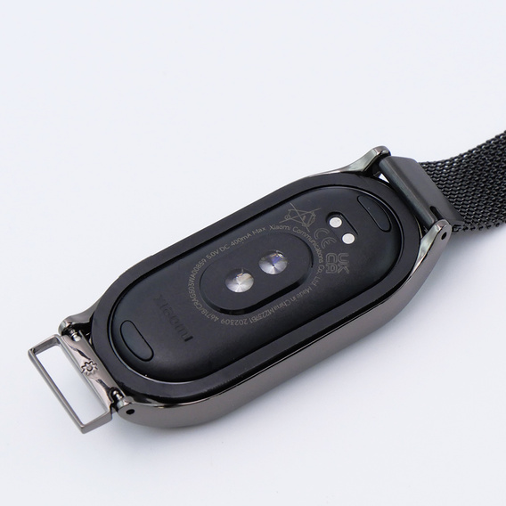 Pasek Bransoleta Milanese do Xiaomi Smart Band 10 / 9 / 8, Czarny