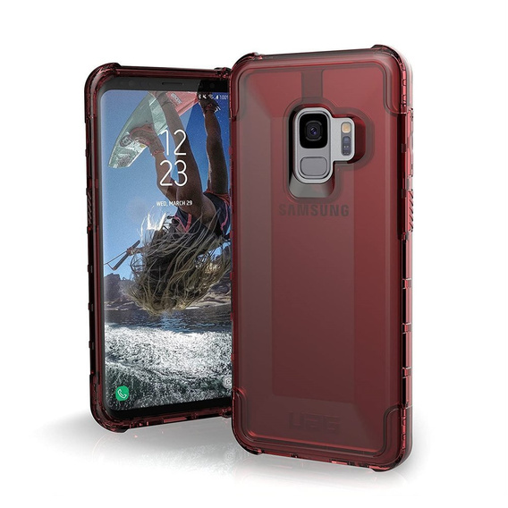 Etui Urban Armor Gear do Samsung Galaxy S9, Plyo, czerwone