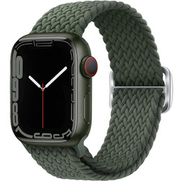 Pasek nylonowy do Apple Watch 1/2/3/4/5/6/7/8/9/10/11/SE 38/40/41/42mm, Zielony