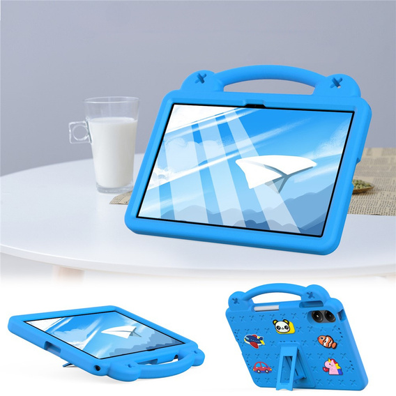 Etui do Xiaomi Redmi Pad 2 Pro, Cute Patterns, z podstawką, niebieskie