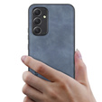 Zestaw Etui do Samsung Galaxy A54 5G, ERBORD Business, z blaszką do uchwytów samochodowych, Niebieskie + szkło