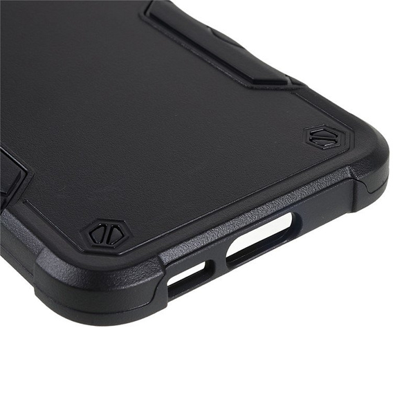Etui pancerne do Samsung Galaxy S23, Dual-Layer, czarne