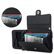 Etui skórzane Card Slots do Samsung Galaxy Z Flip7 FE / Z Flip6, czarne