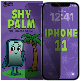 Szkło Hartowane Prywatyzujące Shy Palm do iPhone 11