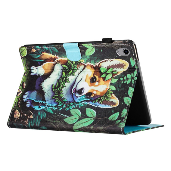 Etui do iPad 10.9" 2022 (10 gen.) / iPad 11" 2025 A16 (11 gen.), z klapką, corgi dog