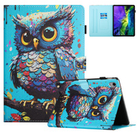 Etui do iPad 10.9" 2022 (10 gen.) / iPad 11" 2025 A16 (11 gen.), z klapką, owl