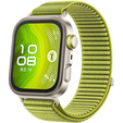 Pasek Nylonowy do Huawei Watch Fit 4 / 4 Pro / 3, Jasny zielony