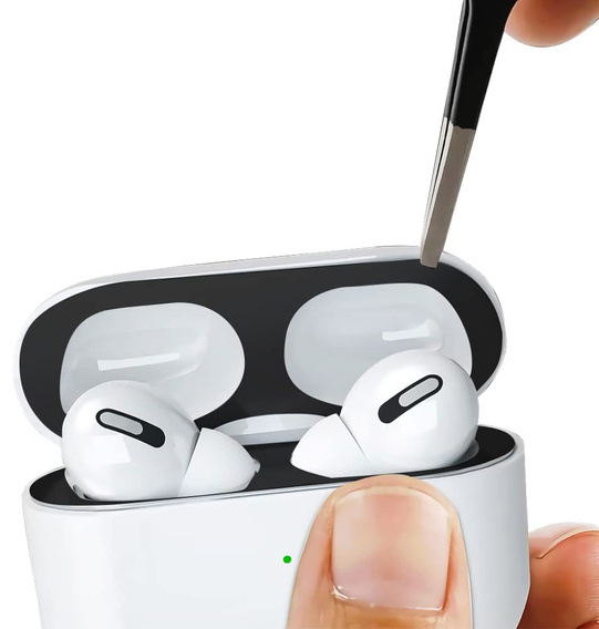 Wkładki ochronne do Apple Airpods Pro 2, samoprzylepne, czarne