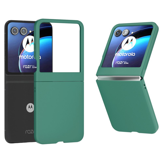 Etui do Motorola Razr 50 5G / Razr 60 5G, PC Case, zielone