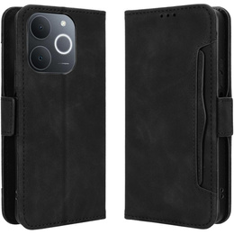 Etui z klapką do Realme Note 70T 4G, Card Slot, czarne