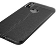 Czarne Etui Football Grain TPU Case Xiaomi Redmi Note 6 Pro