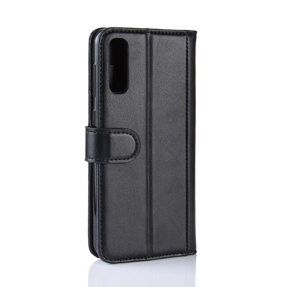 Etui z klapką do Samsung Galaxy A50/A50S/A30S, Leather Flexi Book, czarne