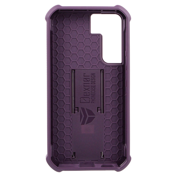 Etui pancerne do Samsung Galaxy S22, Dexnor Full Body, Fioletowe