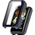 2w1 Etui + Szkło do Huawei Honor Band 6 / 7, Granatowe