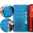Etui z klapką do Samsung Galaxy M15 5G, Tree, niebieskie