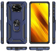 Etui pancerne do Xiaomi Poco X3 NFC, Nox Case Ring, niebieskie