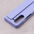 Etui do Samsung Galaxy Z Fold6 5G, z rączką, fioletowe