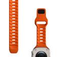 Pasek Silikonowy do Apple Watch 1/2/3/4/5/6/7/8/9/10/11/SE Ultra 1/2/3 42/44/45/46/49mm, Pomarańczowy