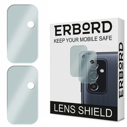 2x Szkło hartowane na aparat ERBORD do Samsung Galaxy M52 5G, przezroczyste