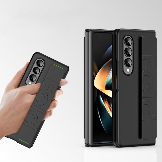Etui do Samsung Galaxy Z Fold3 5G, z rączką, czarne