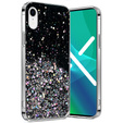 Etui do iPhone XR, Glittery, czarne