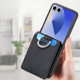 Etui z miejscem na karty i ringiem do Samsung Galaxy Z Flip7 – czarne