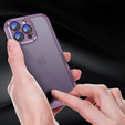 Etui do iPhone 15 Pro Max, ERBORD Impact Guard, fioletowe