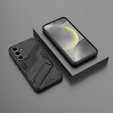Etui do Samsung Galaxy A56 5G, Military kickstand, czarne