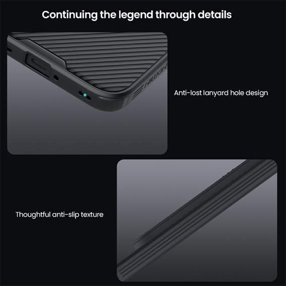 Etui NILLKIN do Xiaomi Redmi Note 15 Pro Plus 5G, Camshield Pro, czarne