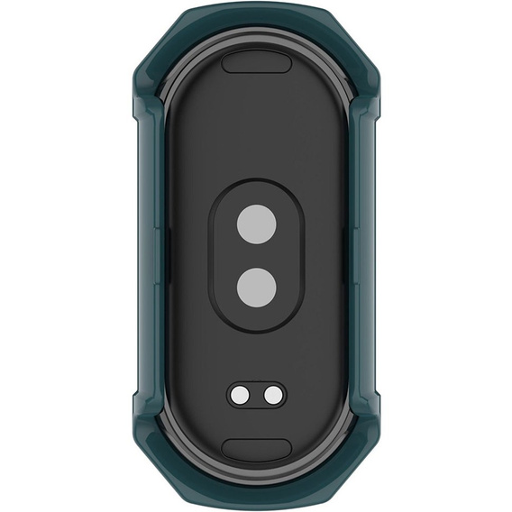 2w1 Etui + Szkło Hartowane do Xiaomi Smart Band 10 / 9 / 8, Zielone