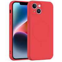 Etui Silicone Mag Cover do iPhone 14 Plus, Red