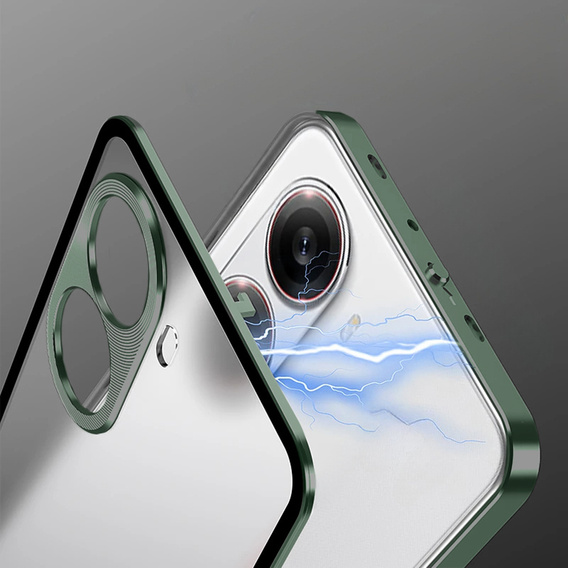 Etui do Xiaomi Poco X7 Pro 5G, Frame Case, zielone