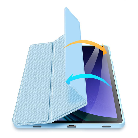 Etui do Samsung Galaxy Tab S10 Lite / S10 FE / S9 FE, Dux Ducis TOBY, niebieskie